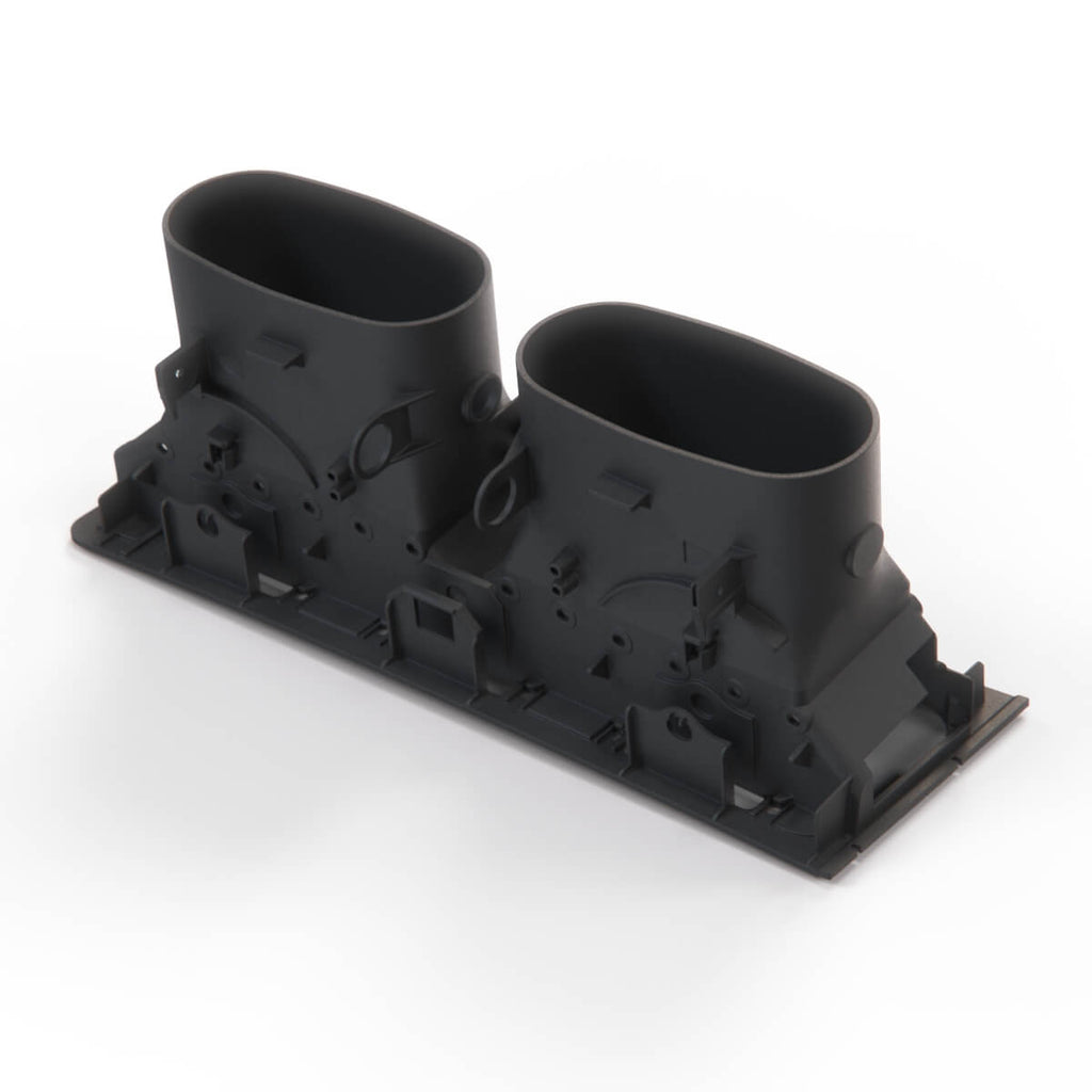 BMW E31 Dashboard Air Vent Duct Frame LHD or RHD Black (64221383084 / 64221383087) — view 4