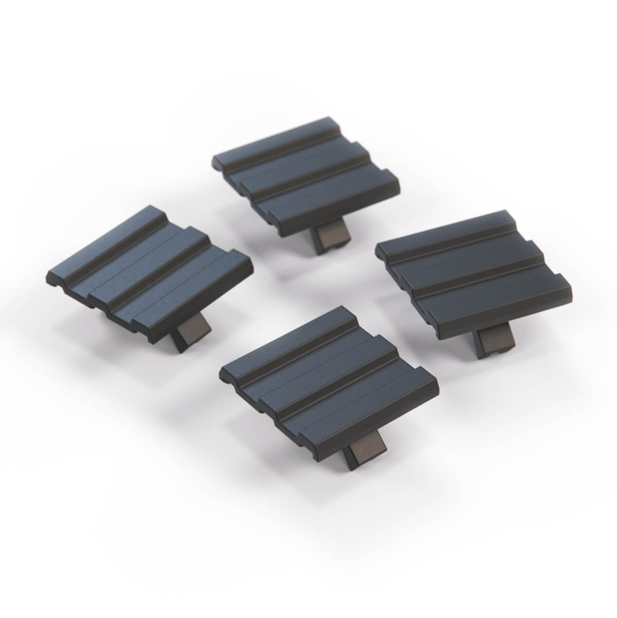 BMW E31 E32 E34 X5 Engine Valve Cover Bolt Cap Set of 4 Black (11121736007) — view 2