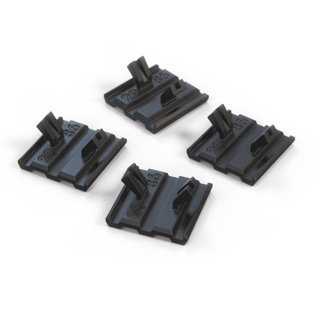BMW E31 E32 E34 X5 Engine Valve Cover Bolt Cap Set of 4 Black (11121736007) — view 4