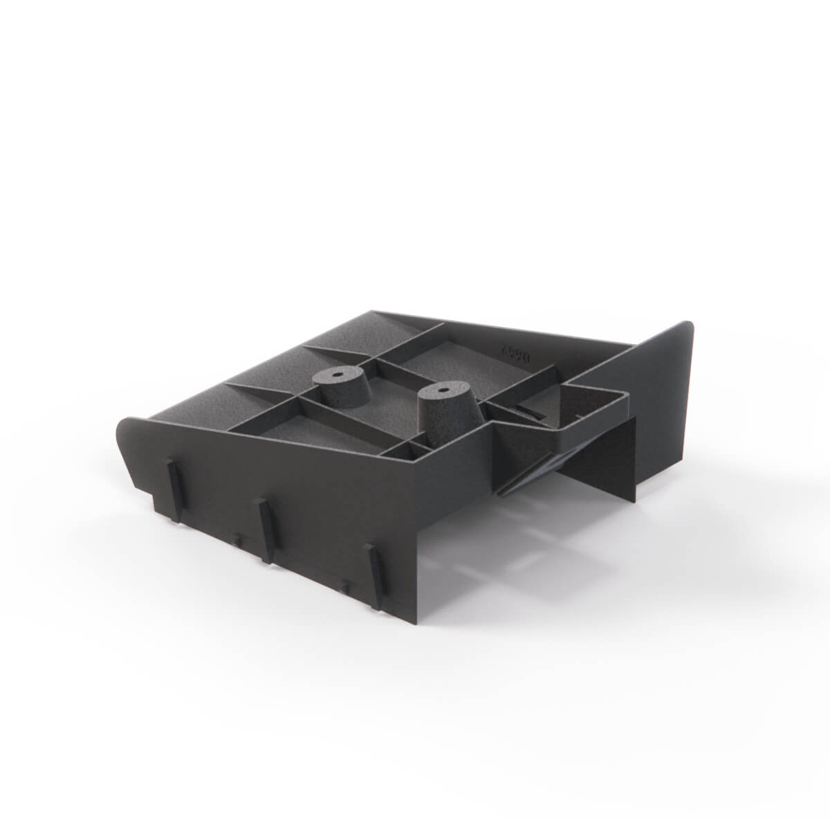 BMW E32 E34 Cd Support Glove Box Bottom Part Black (65141946134) — view 5