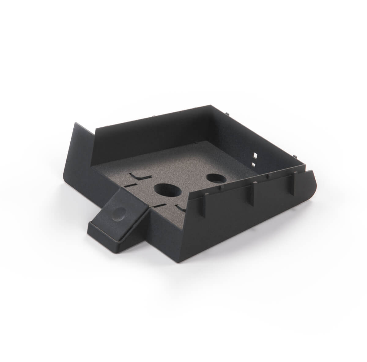 BMW E32 E34 Cd Support Glove Box Bottom Part Black (65141946134) — view 2