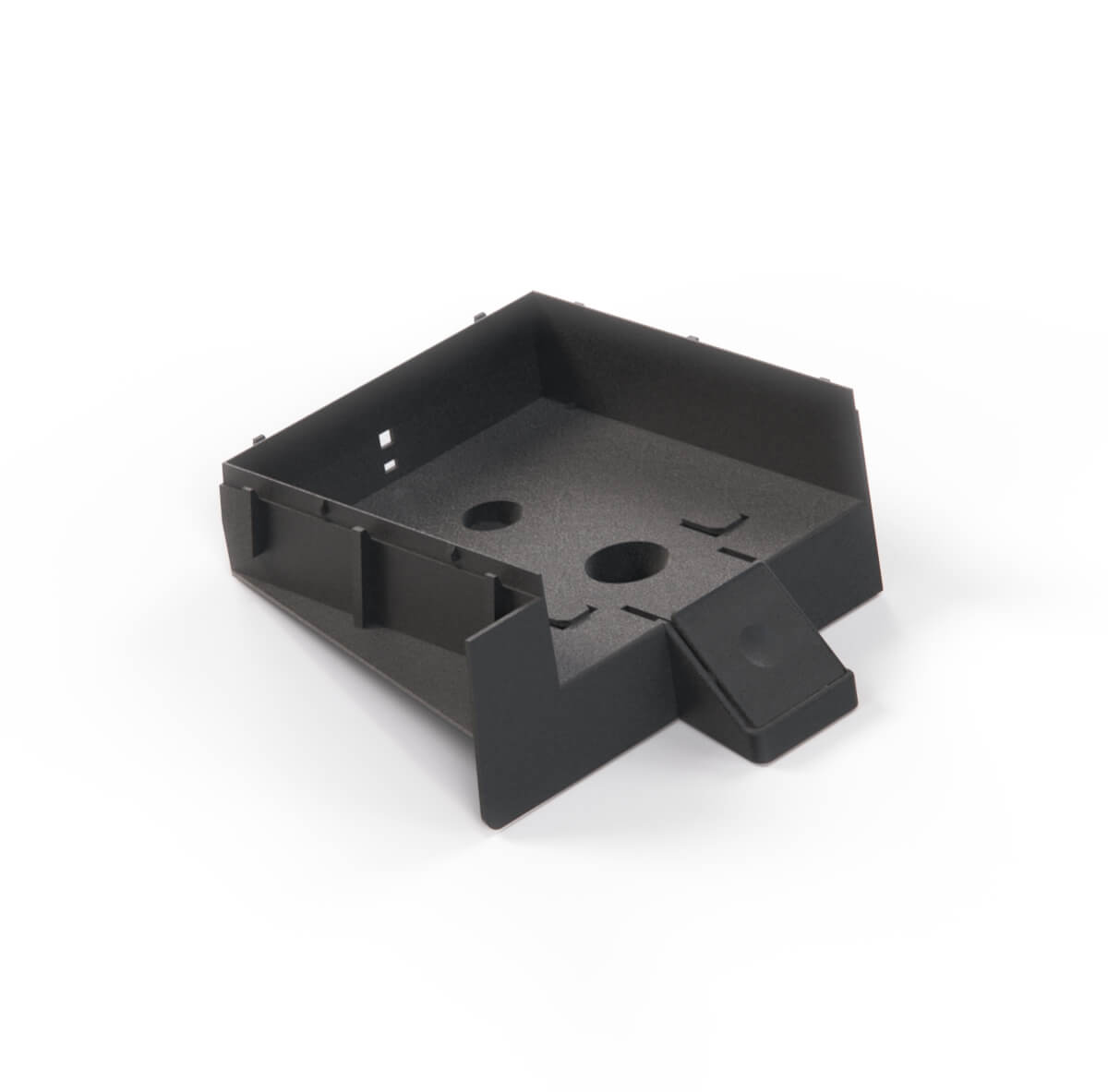 BMW E32 E34 Cd Support Glove Box Bottom Part Black (65141946134) — view 3