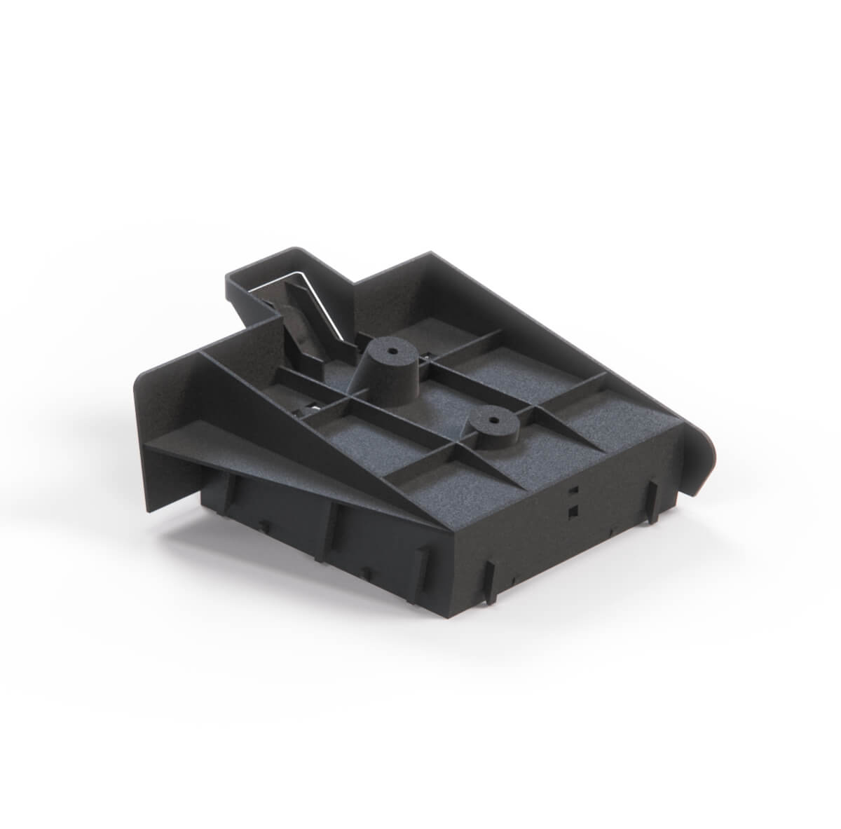 BMW E32 E34 Cd Support Glove Box Bottom Part Black (65141946134) — view 4