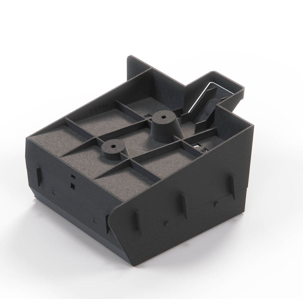 BMW E32 E34 Cd Support Glove Box Complete Kit Black (65141946134) — view 4