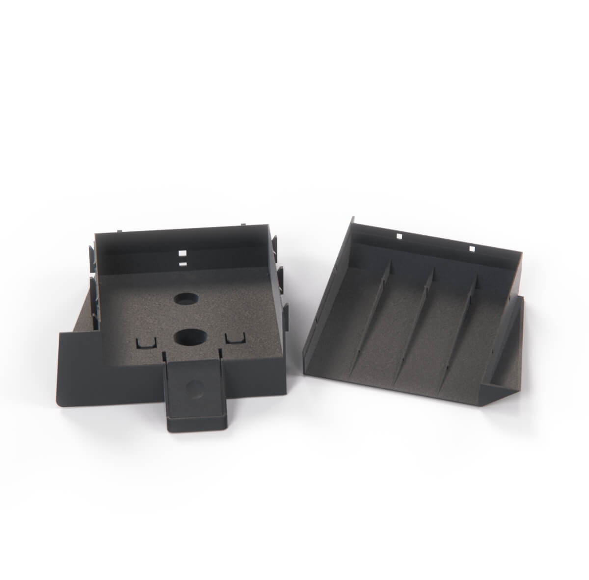 BMW E32 E34 Cd Support Glove Box Complete Kit Black (65141946134) — view 5