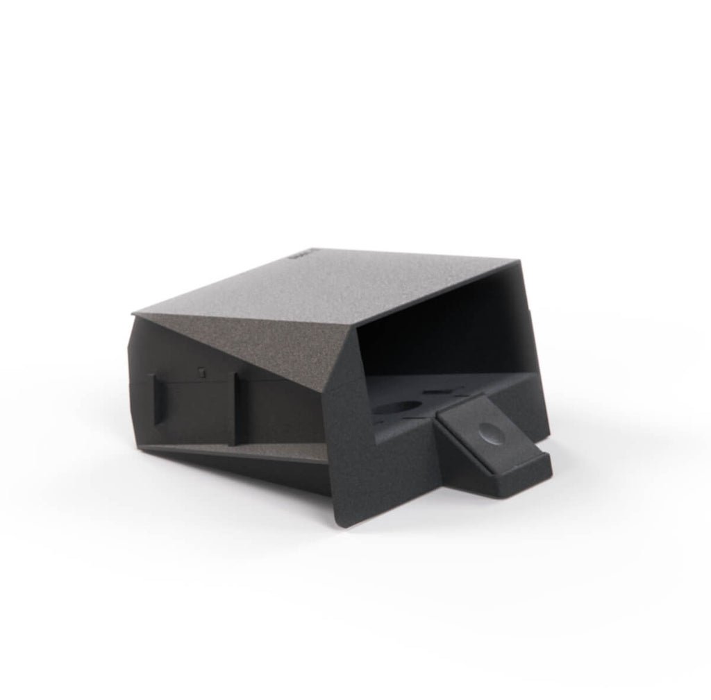 BMW E32 E34 Cd Support Glove Box Complete Kit Black (65141946134) — view 3
