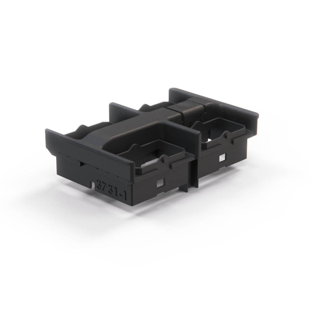 BMW E32 / E34 Centre Console Power Window Switch Housing Frame Black (61311379075) — view 2