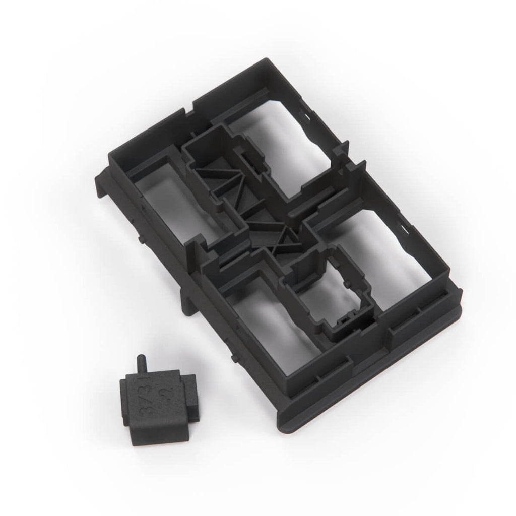 BMW E32 / E34 Centre Console Power Window Switch Housing Frame Black (61311379075) — view 5