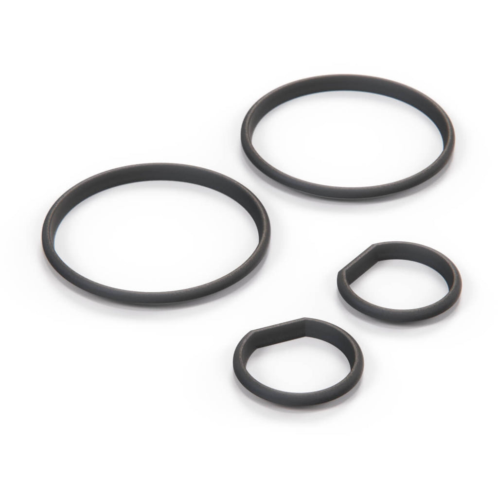 BMW E32 E34 Cluster Dashboard Dial Gauge Rings Set Black or Primed