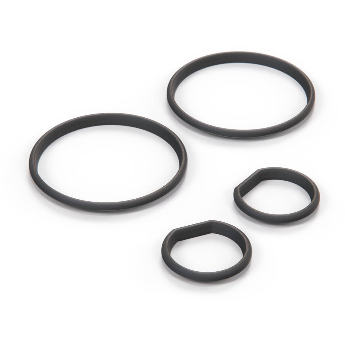 BMW E32 E34 Cluster Dashboard Dial Gauge Rings Set Black or Primed