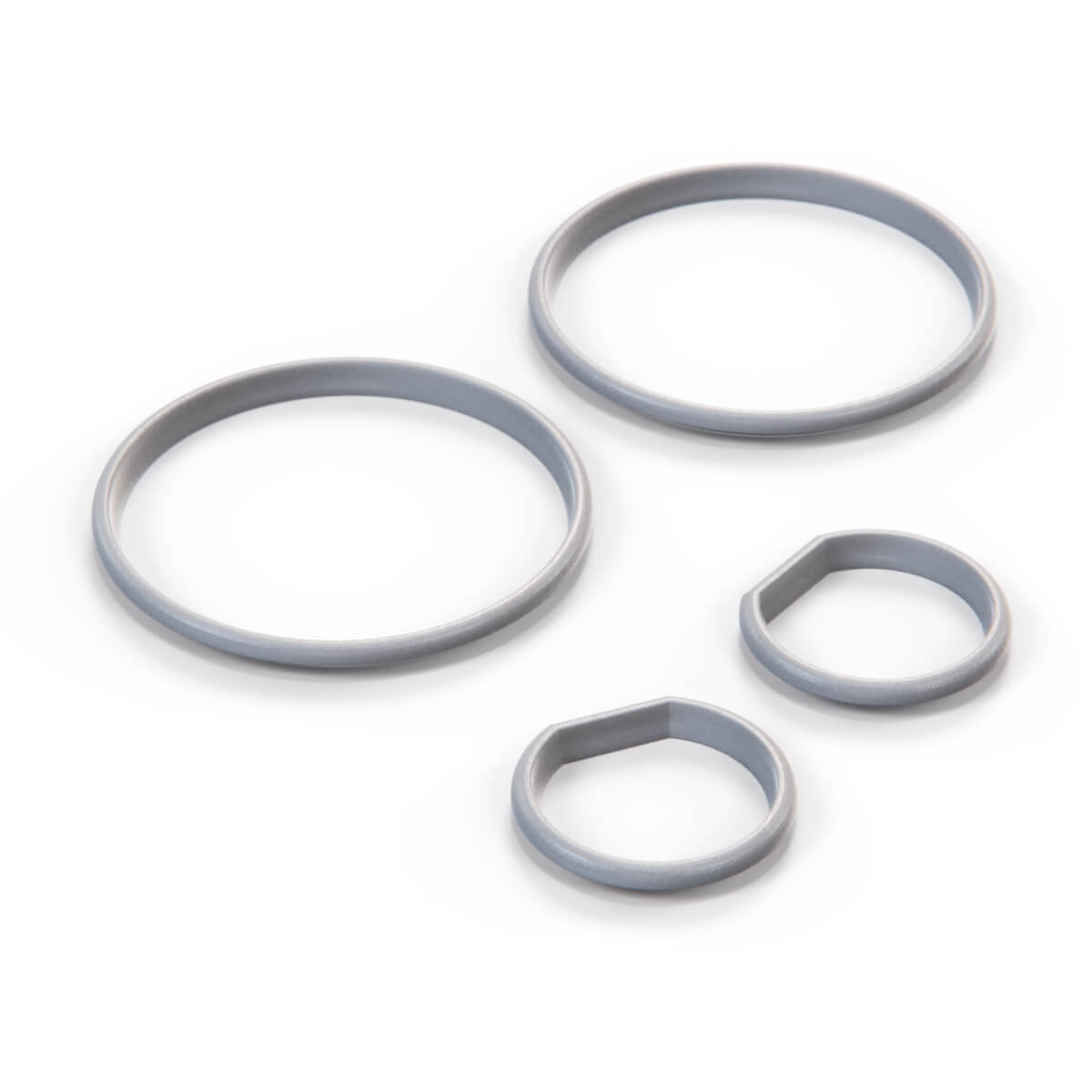BMW E32 E34 Cluster Dashboard Dial Gauge Rings Set Black or Primed — view 4