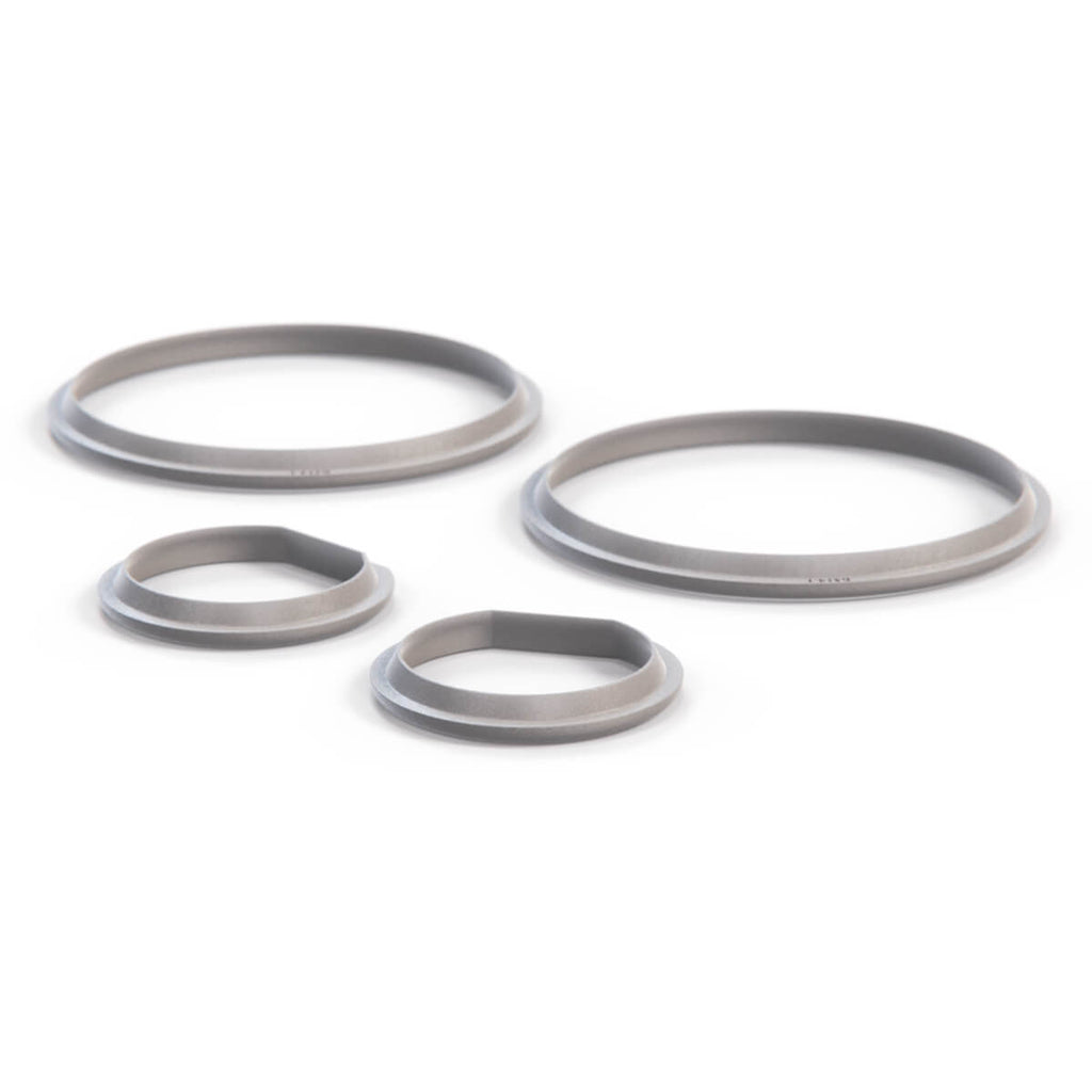 BMW E32 E34 Cluster Dashboard Dial Gauge Rings Set Black or Primed — view 6