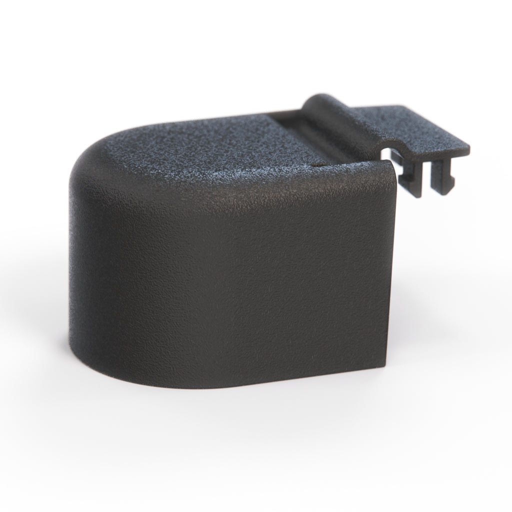 BMW E32 E34 Rear Wiper Arm Covering Cap Black (61611379514) — view 2