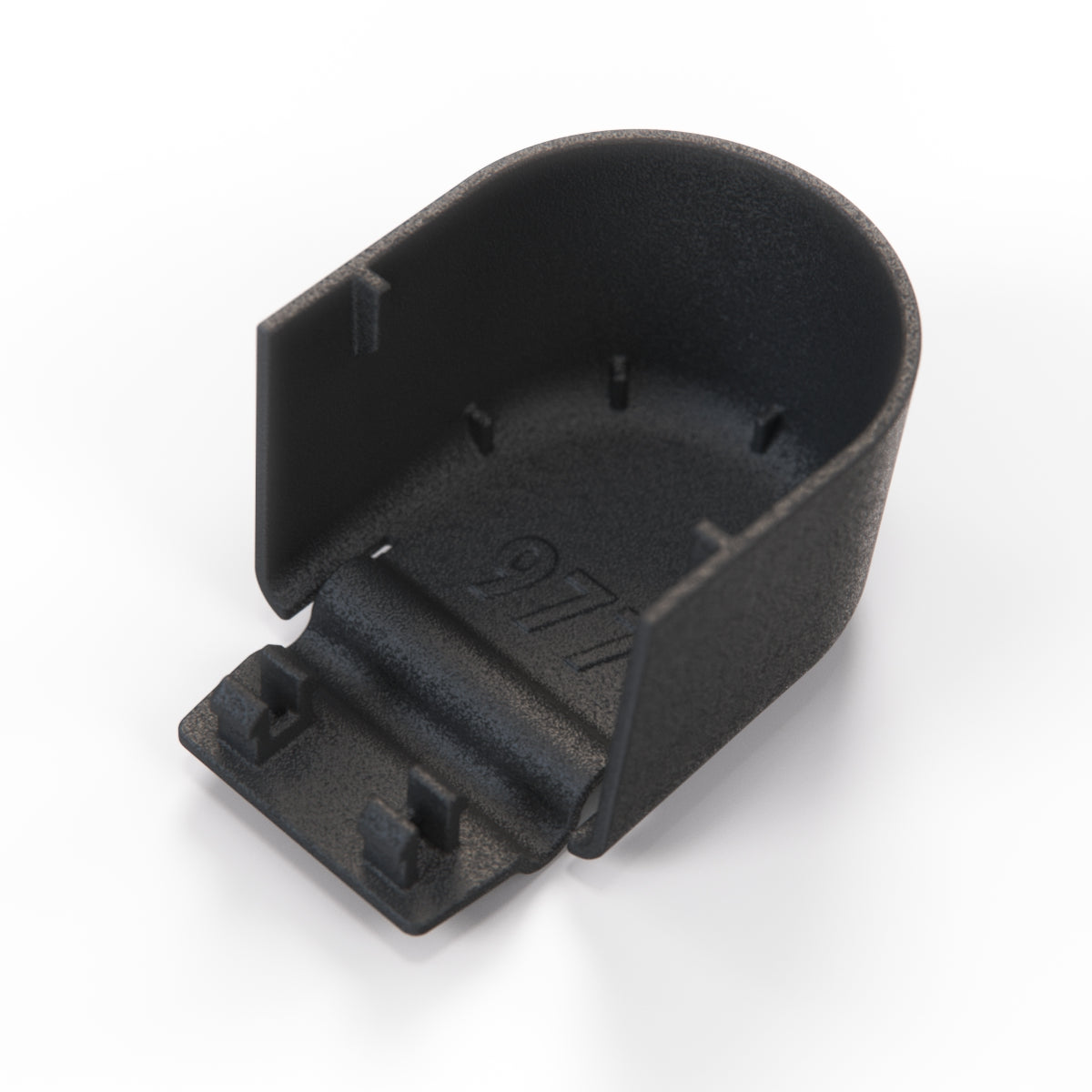 BMW E32 E34 Rear Wiper Arm Covering Cap Black (61611379514) — view 3