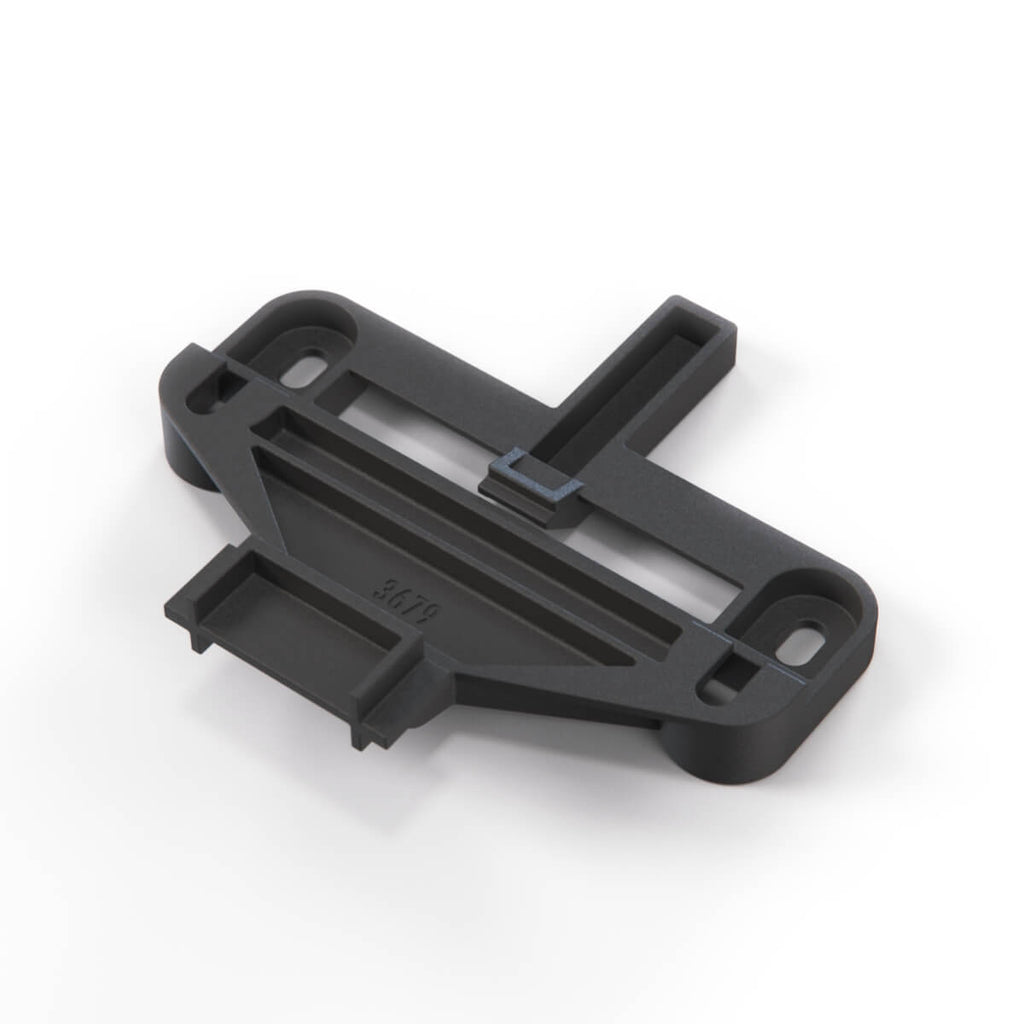 BMW E32 V12 M70 Engine Air Box Mount Bracket Black (13711289892) — view 2