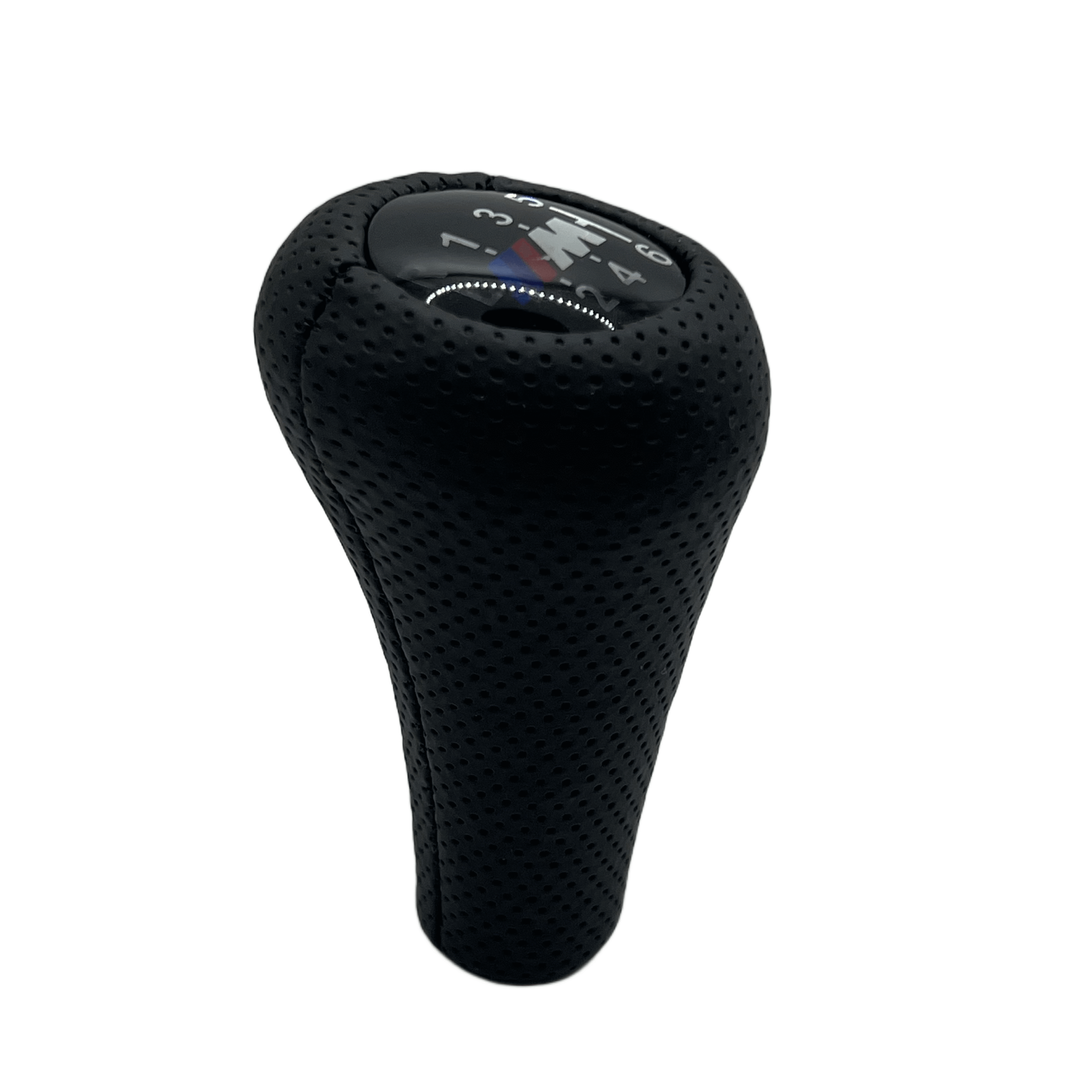BMW E34 E36 E38 Z4 Leather Shift Knob Black or Spotted (25117896886) — view 3