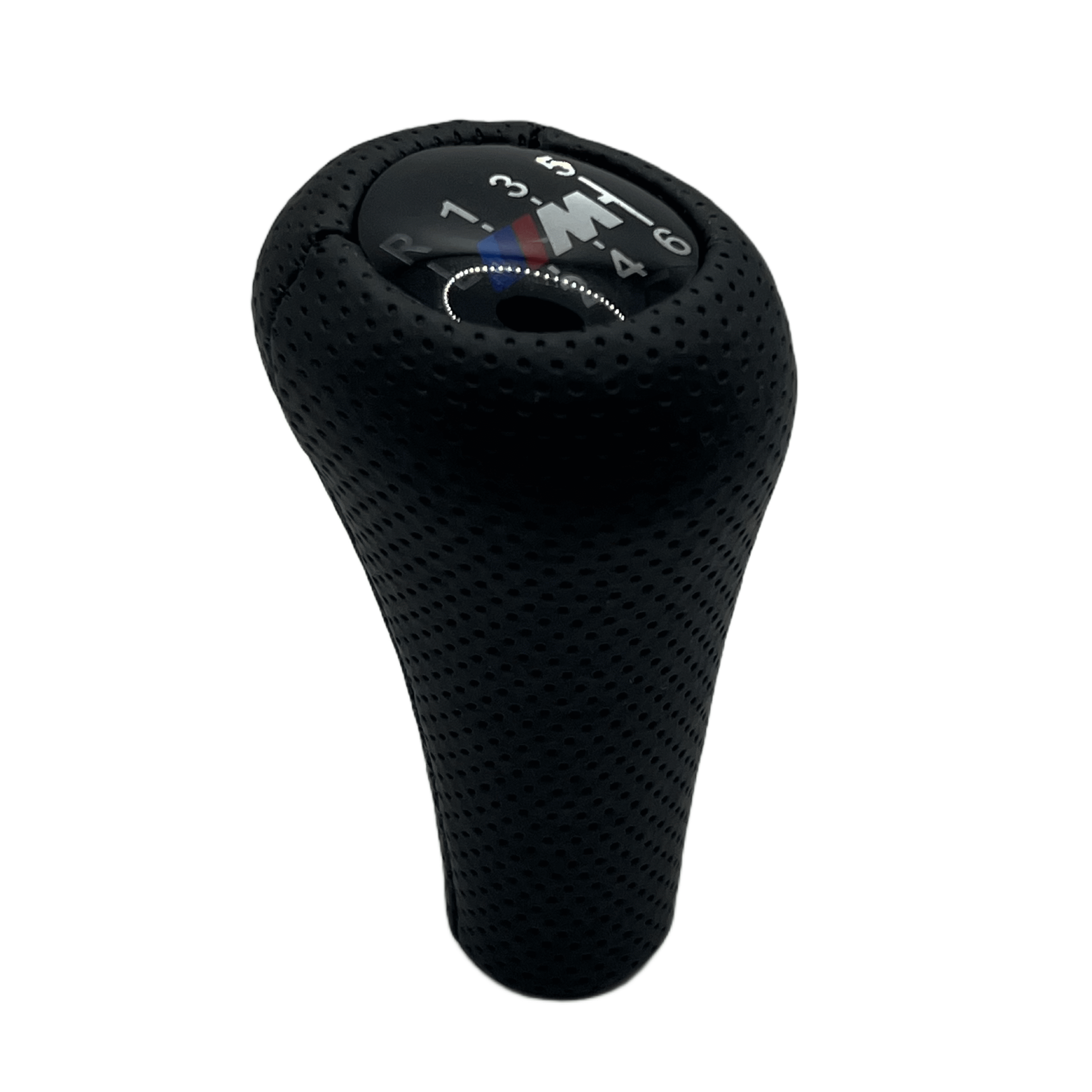 BMW E34 E36 E38 Z4 Leather Shift Knob Black or Spotted (25117896886) — view 4