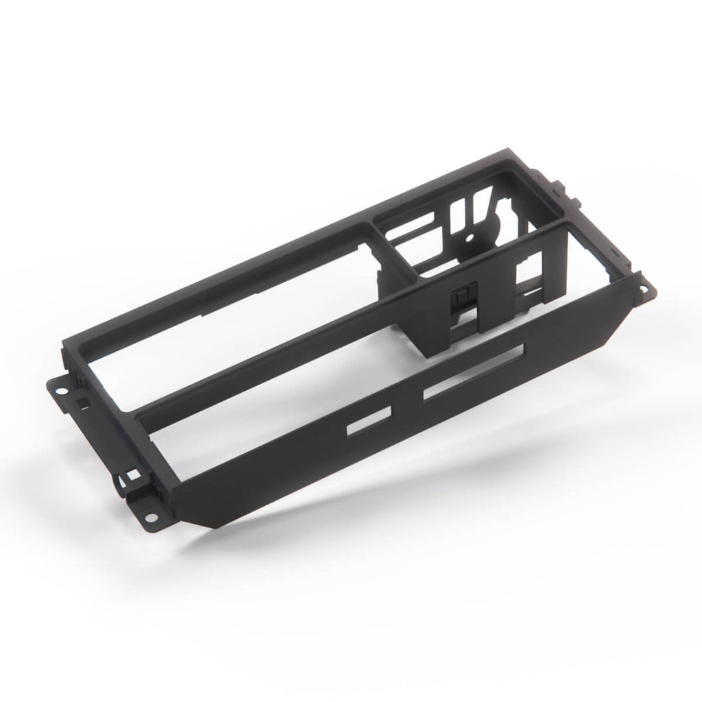 BMW E34 Frame Radio Clock Climatcontrol Bracket Black (62131384141)