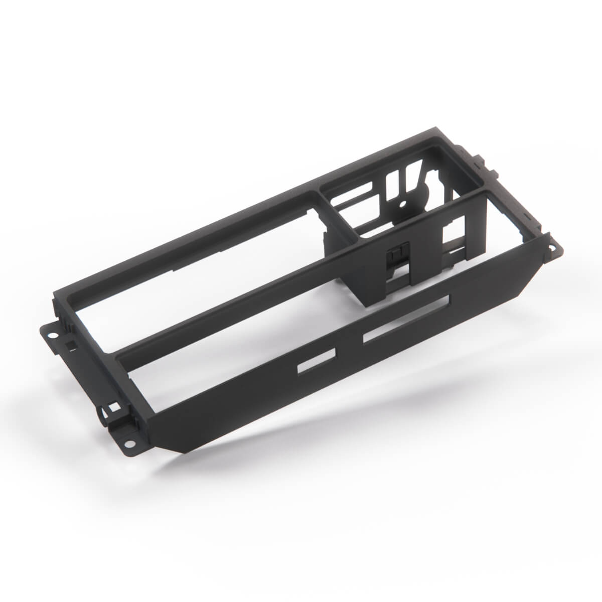BMW E34 Frame Radio Clock Climatcontrol Bracket Black (62131384141)