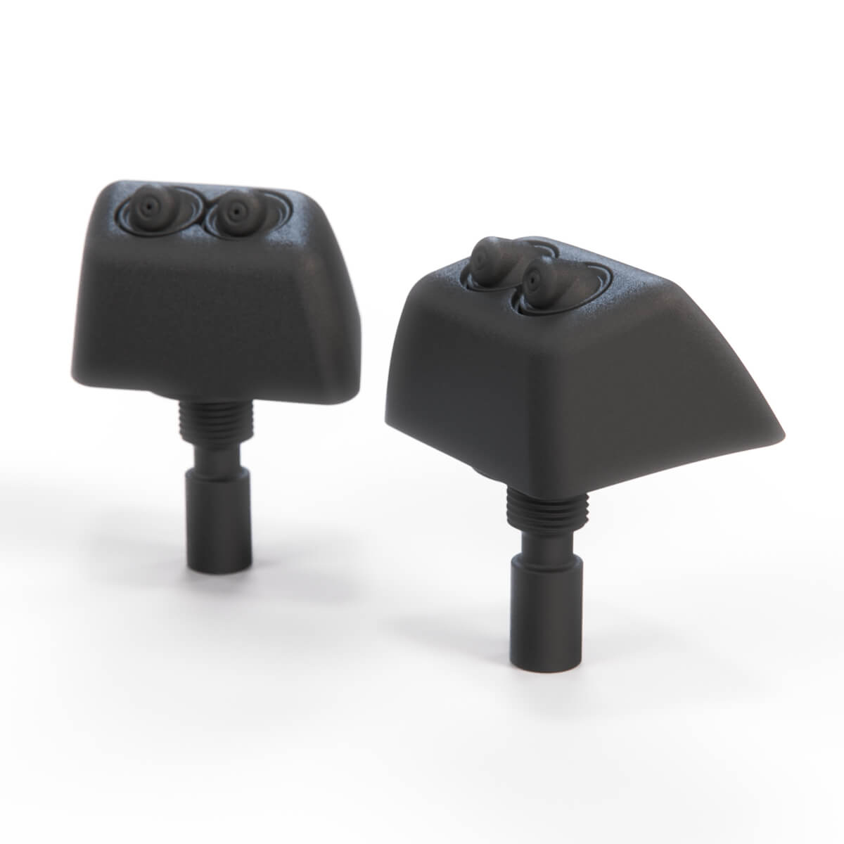 BMW E34 Headlight Washer Nozzle Set of 2 Black (61671384961 / 61671384962) — view 5