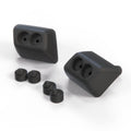 BMW E34 Headlight Washer Nozzle Set of 2 Black (61671384961 / 61671384962)