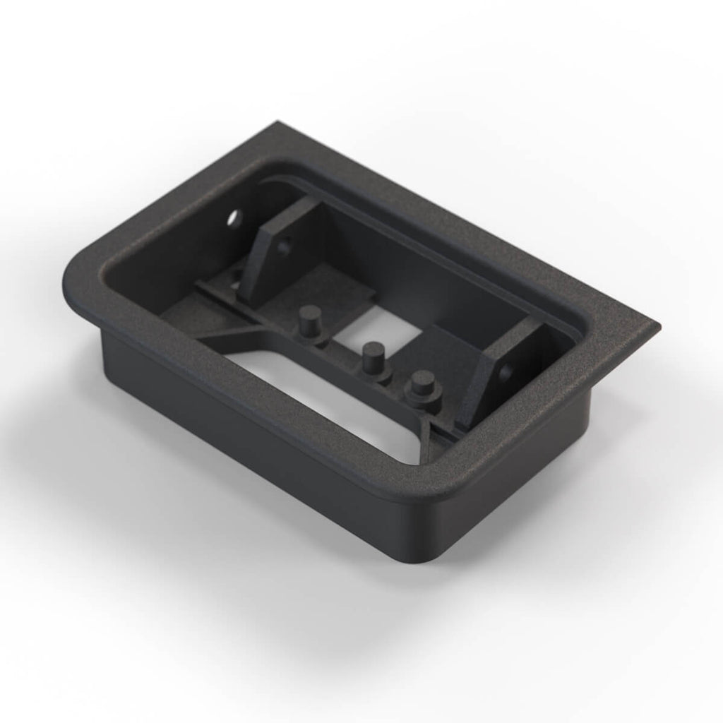 BMW E34 M5 Rear Center Console Bracket Storage Drawer Split Rear Bucket Seats 4 Seater — view 2