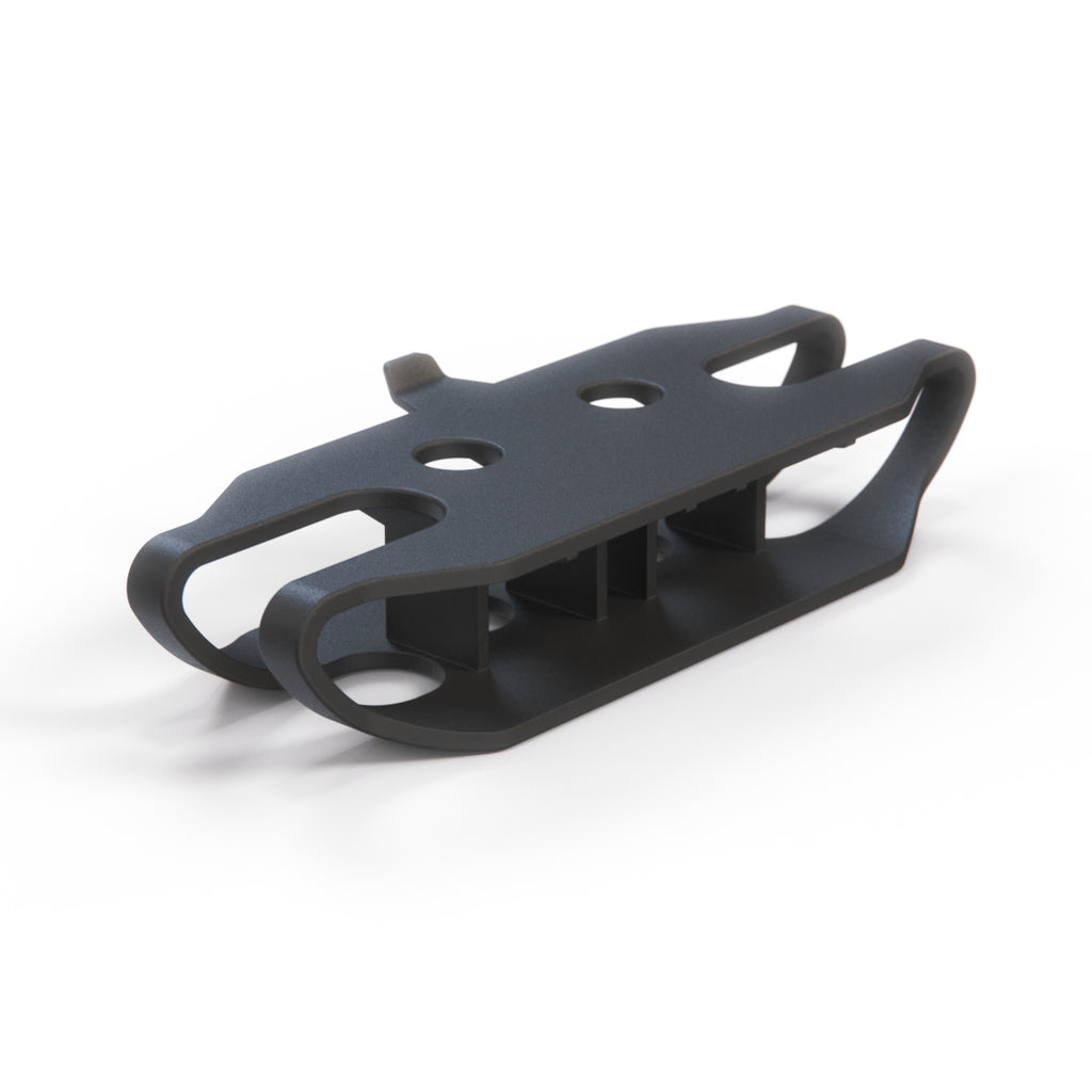 BMW E34 Rear Bumper Bracket Mount Black (51111944543) — view 2