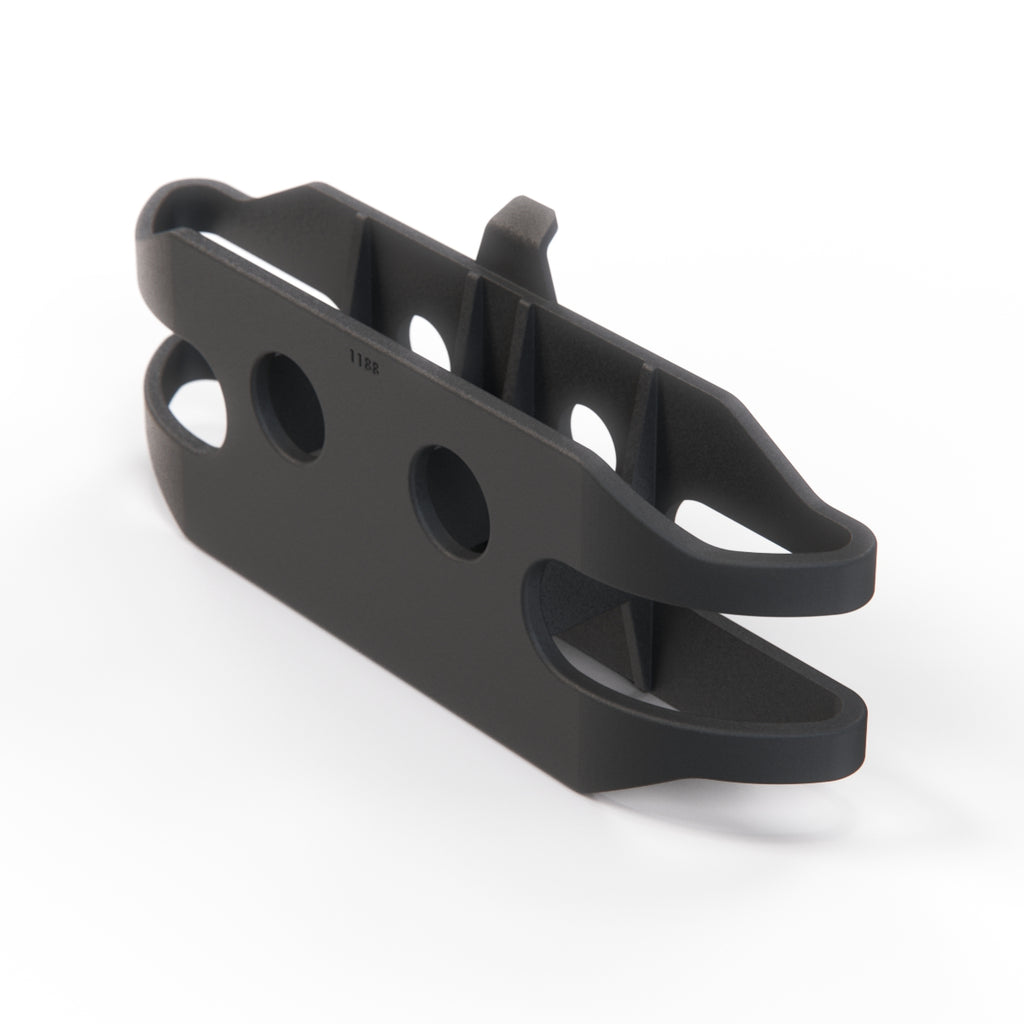 BMW E34 Rear Bumper Bracket Mount Black (51111944543) — view 3