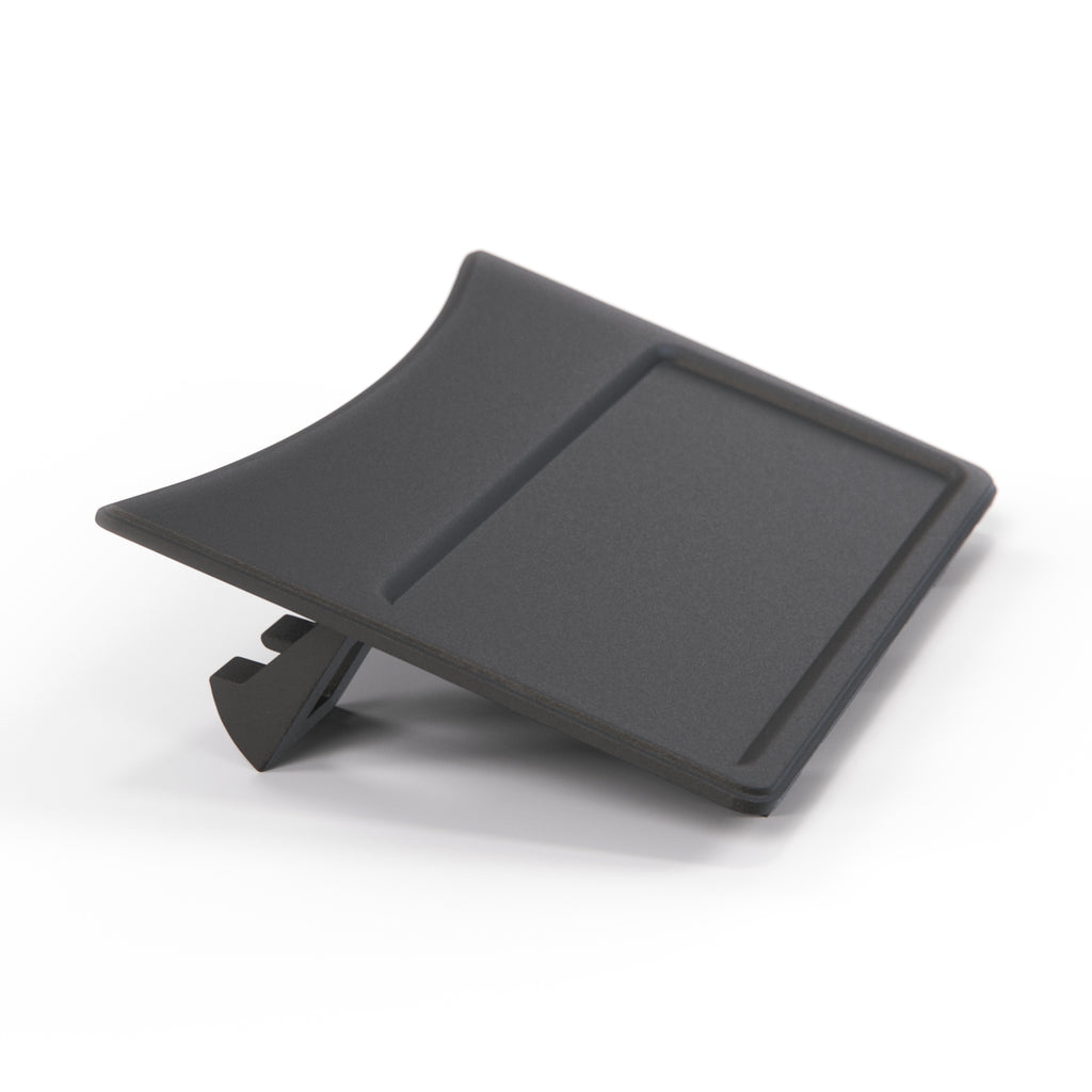 BMW E34 Rear Center Console Trim Cover Blank Black (1946193 / 51161946193) — view 3