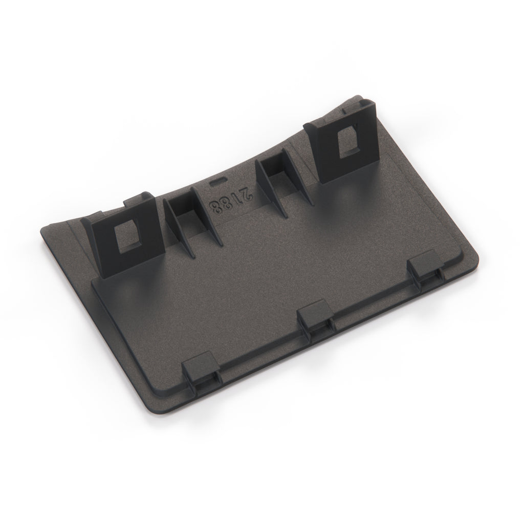 BMW E34 Rear Center Console Trim Cover Blank Black (1946193 / 51161946193) — view 4