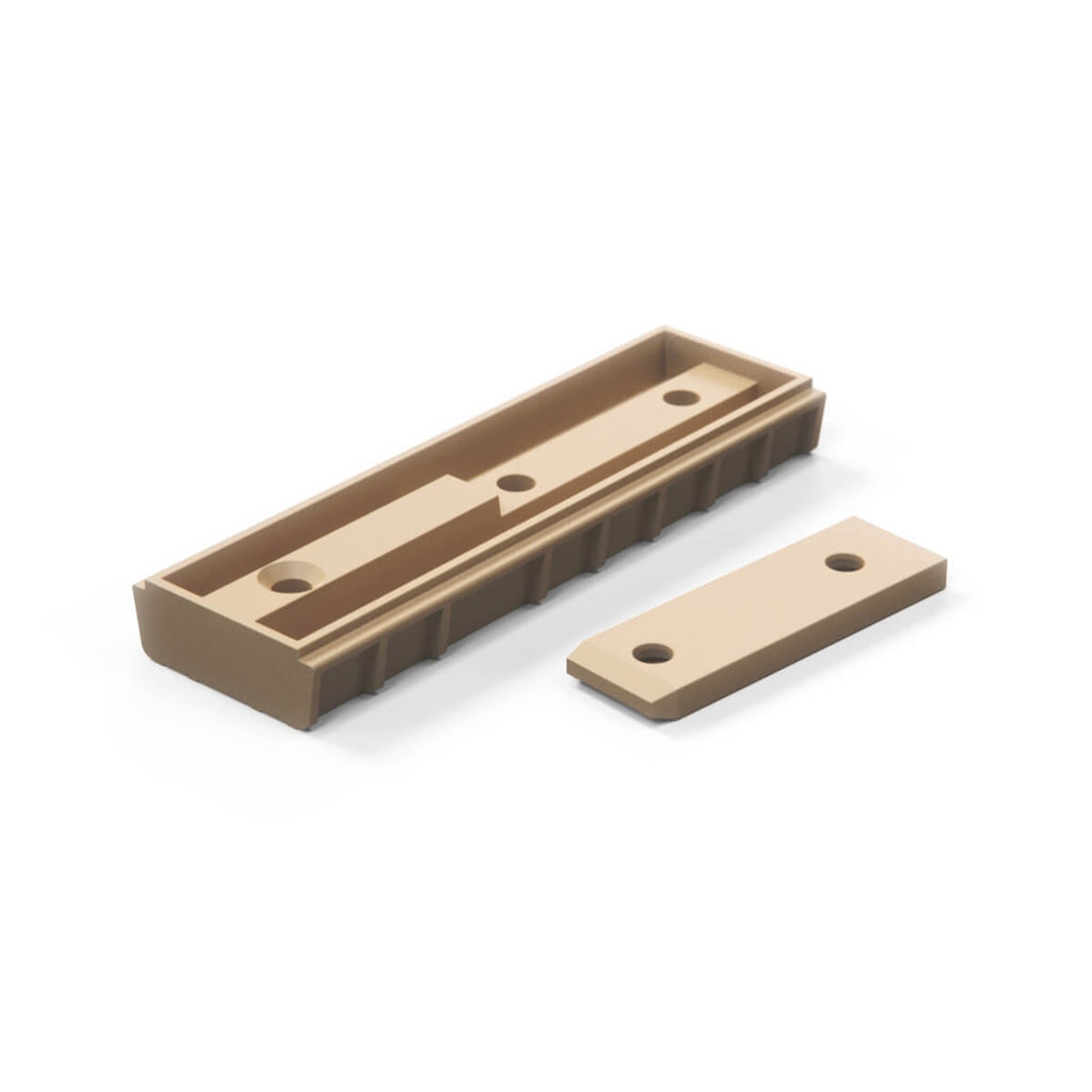 BMW E34 Touring Rear Bench Back Cover Bracket + Rail Set All Colours 52208149929 + (52208149923) — view 2