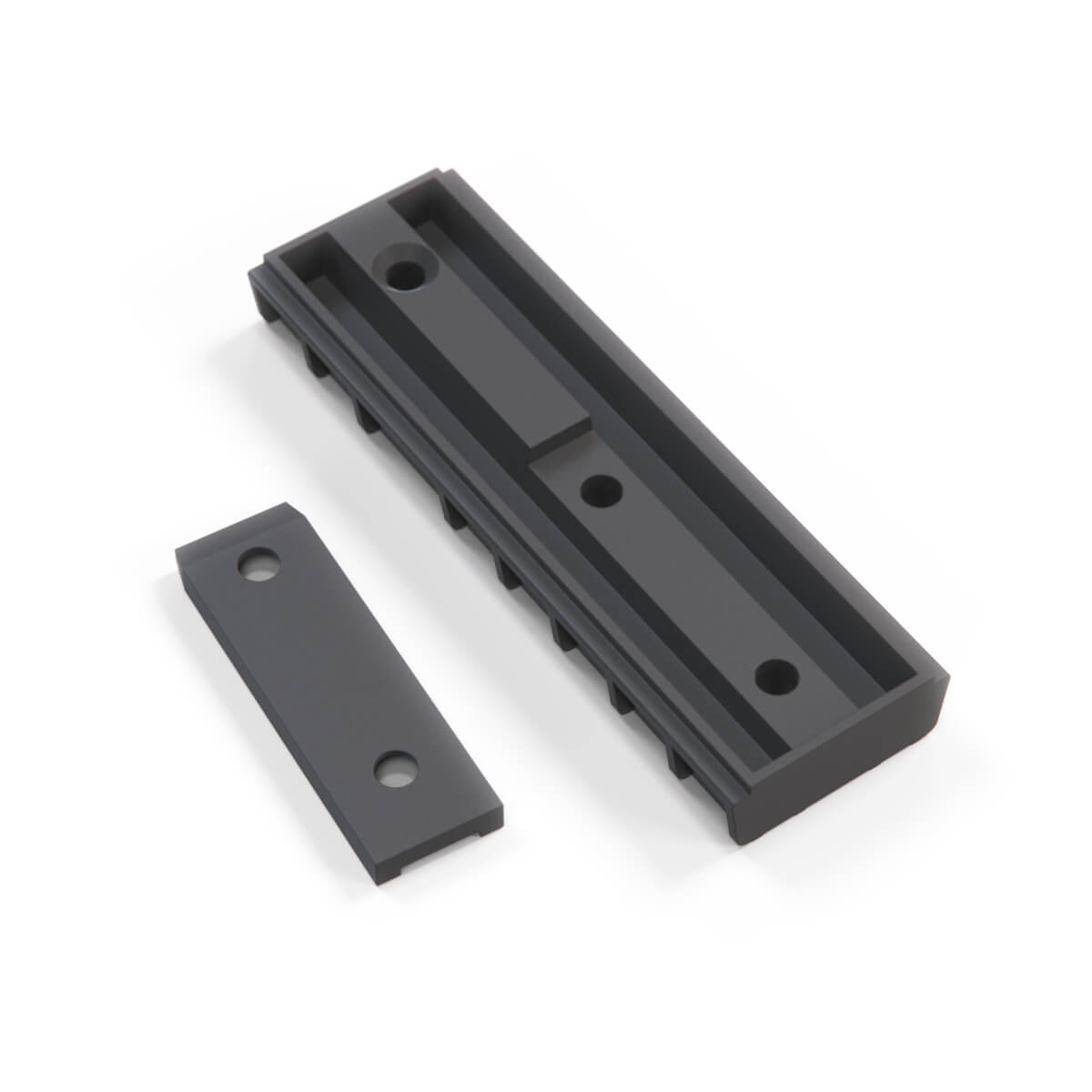 BMW E34 Touring Rear Bench Back Cover Bracket + Rail Set All Colours 52208149929 + (52208149923) — view 7