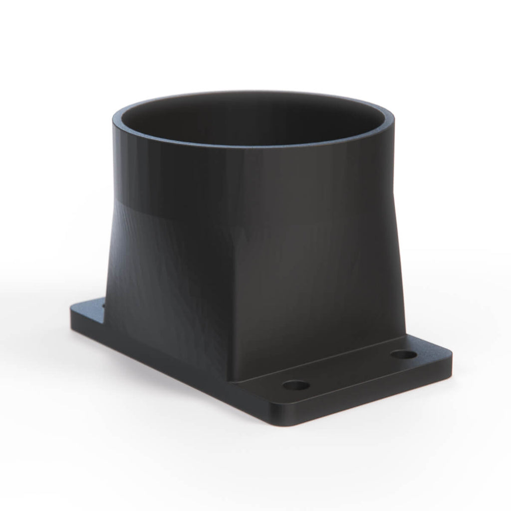 BMW E36 316i Intake Cone Air Filter 40mm Inlet Adapter MAF Black — view 2
