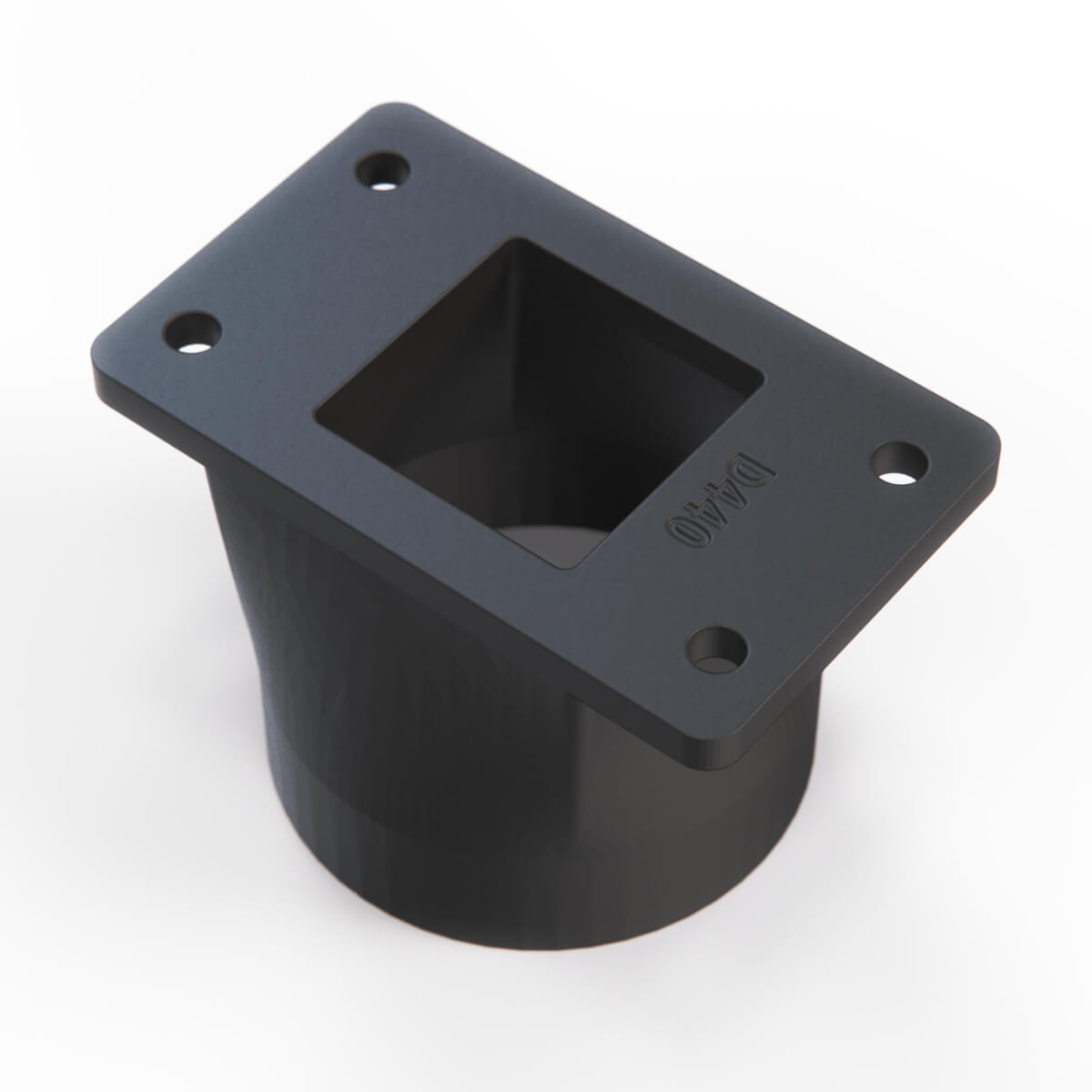 BMW E36 316i Intake Cone Air Filter 40mm Inlet Adapter MAF Black — view 3