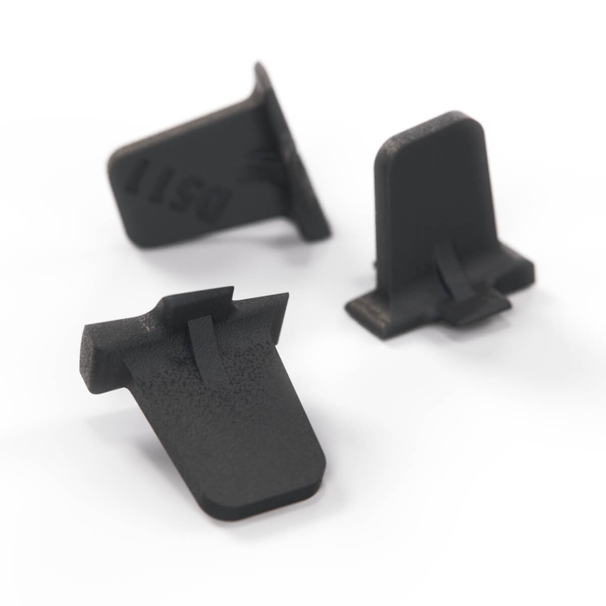 BMW E36 Pillar Repair Kit Clips Set of 3 Black (51432699053 / 51432699054) — view 4