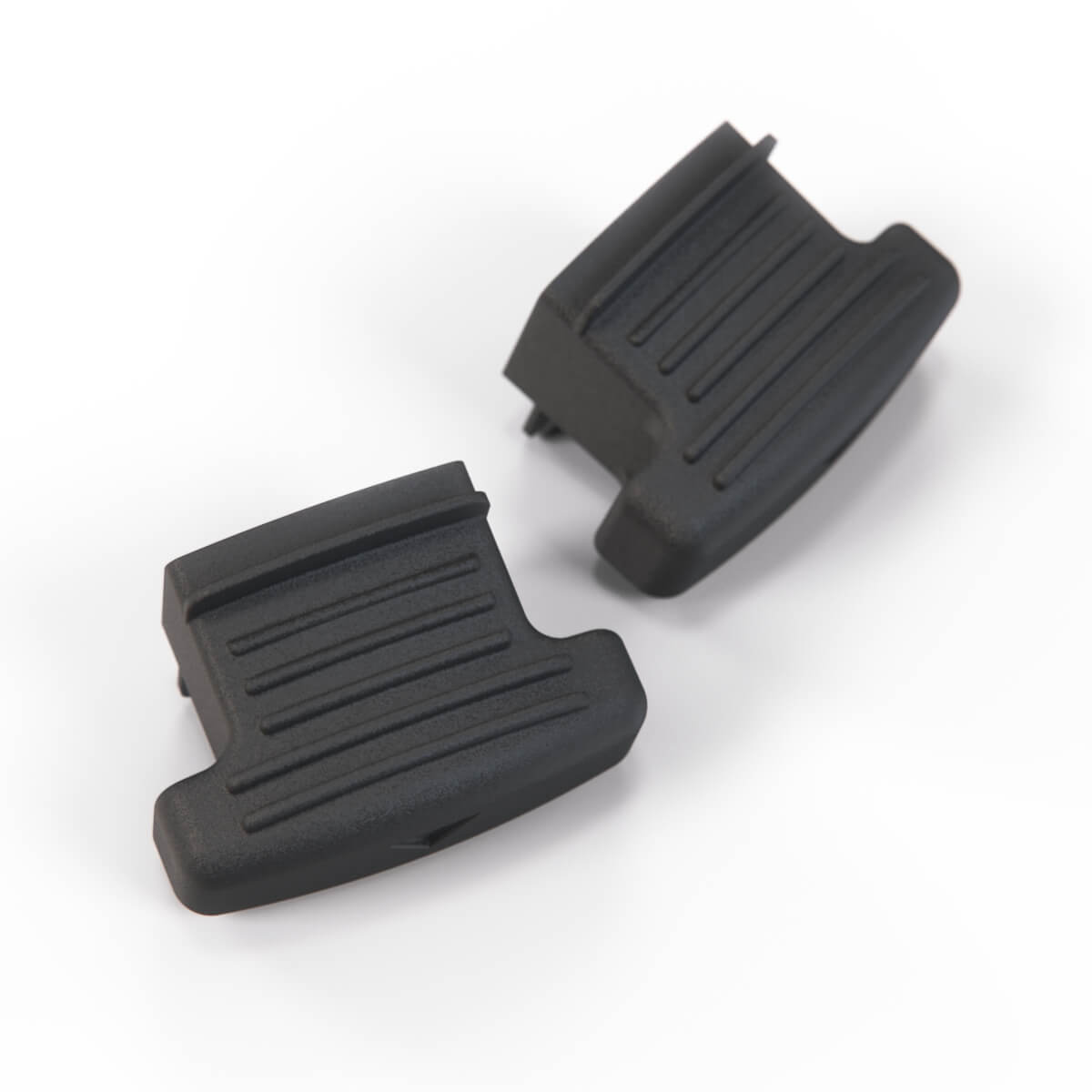 BMW E36 B Pillar Seat Belt Height Adjustment Lever Set of 2 Black (72118119910) — view 3
