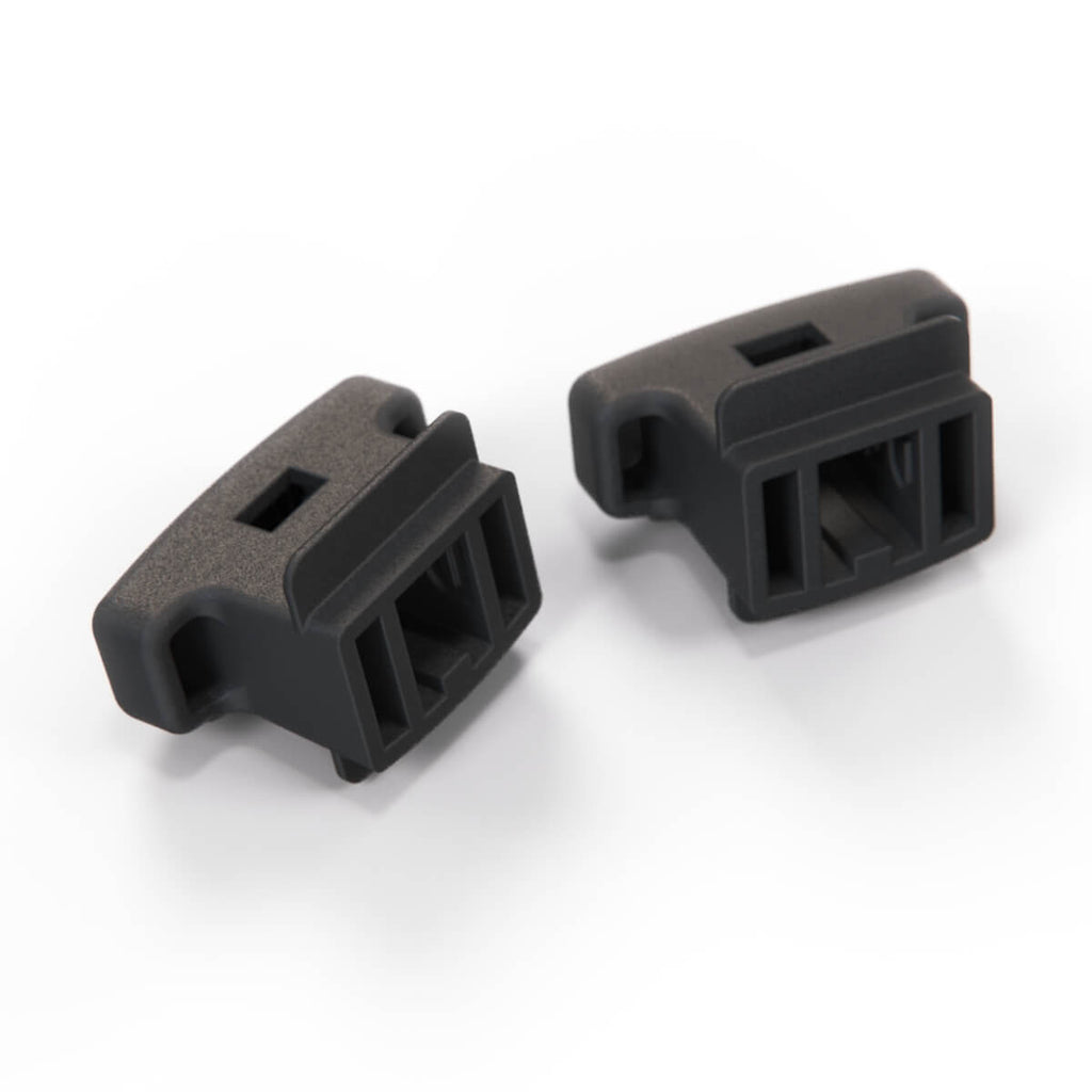 BMW E36 B Pillar Seat Belt Height Adjustment Lever Set of 2 Black (72118119910) — view 4