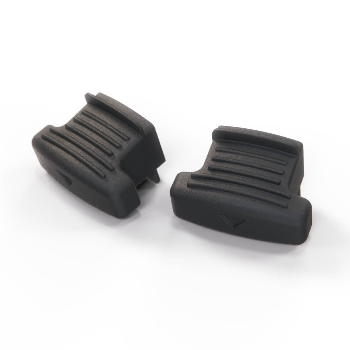 BMW E36 B Pillar Seat Belt Height Adjustment Lever Set of 2 Black (72118119910)