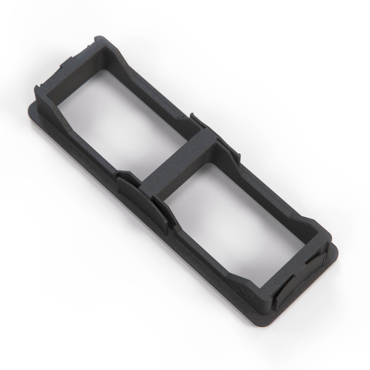 BMW E36 Centre Console Double Switch Button Trim Frame Bezel Black (61311387998) — view 4