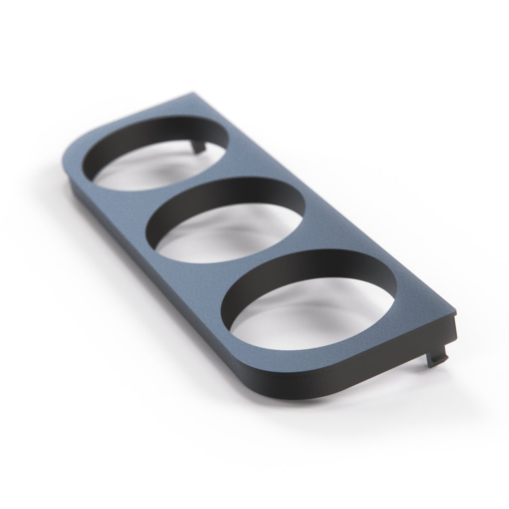 BMW E36 Climate Control HVAC 52mm Turbo Gauge Holder Single Double or Triple Black — view 9
