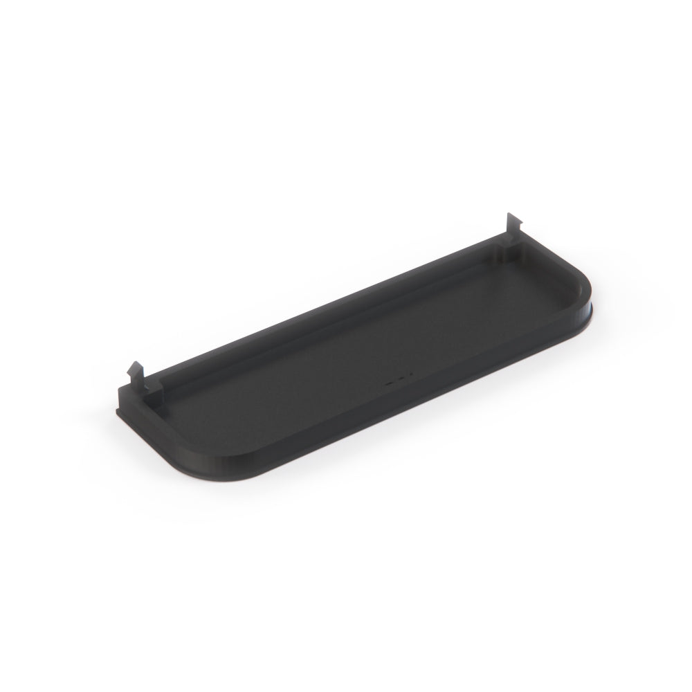 BMW E36 Climate Control HVAC Delete Cover Plate Black — view 2