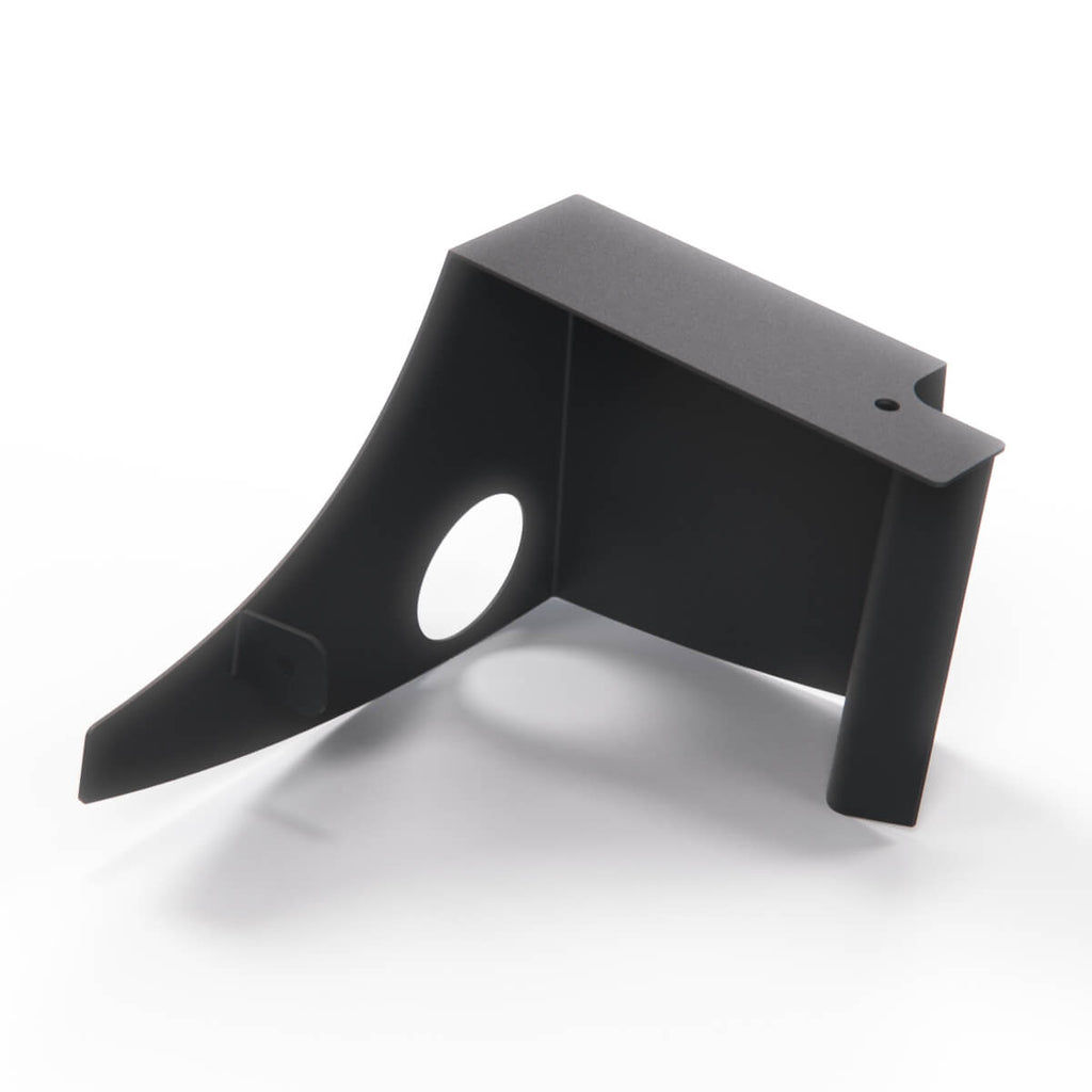 BMW E36 Cold Air Intake Heat Shield for High Flow Filter Black — view 3