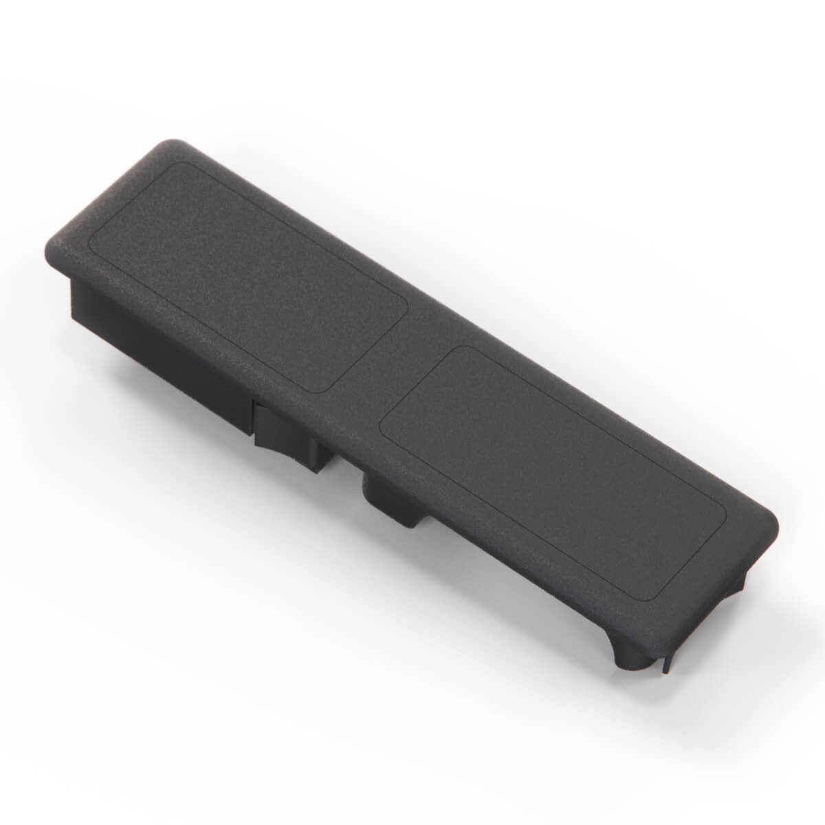 BMW E36 Compact Switch Trim Frame with Blank Covers Complete Set Black — view 5