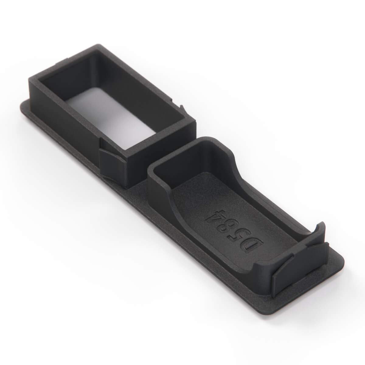BMW E36 Compact Switch Trim Frame with Blank Switch Button Black — view 4