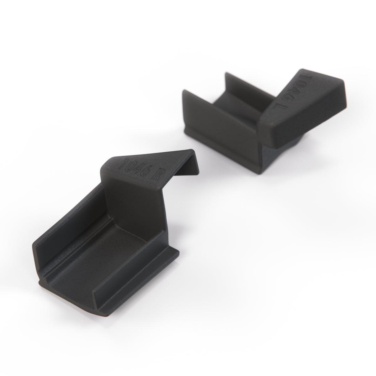BMW E36 Convertible Covering Cap Set of 2 Left and Right Black (51368151065 & 51368151066) — view 3