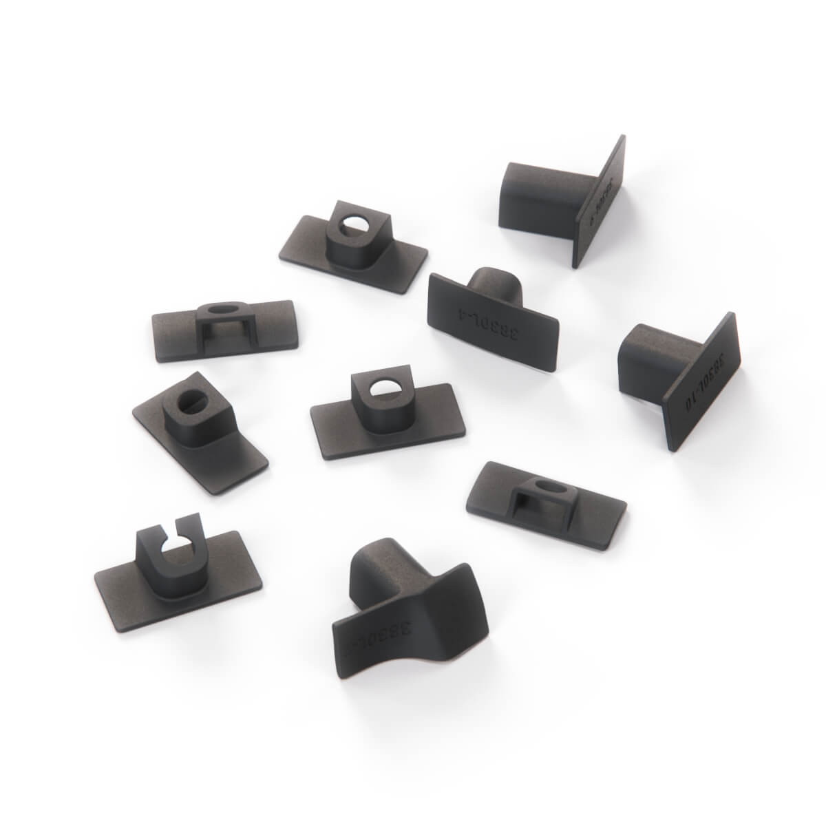 BMW E36 Front Door Panel Clips Repair Kit Black — view 2