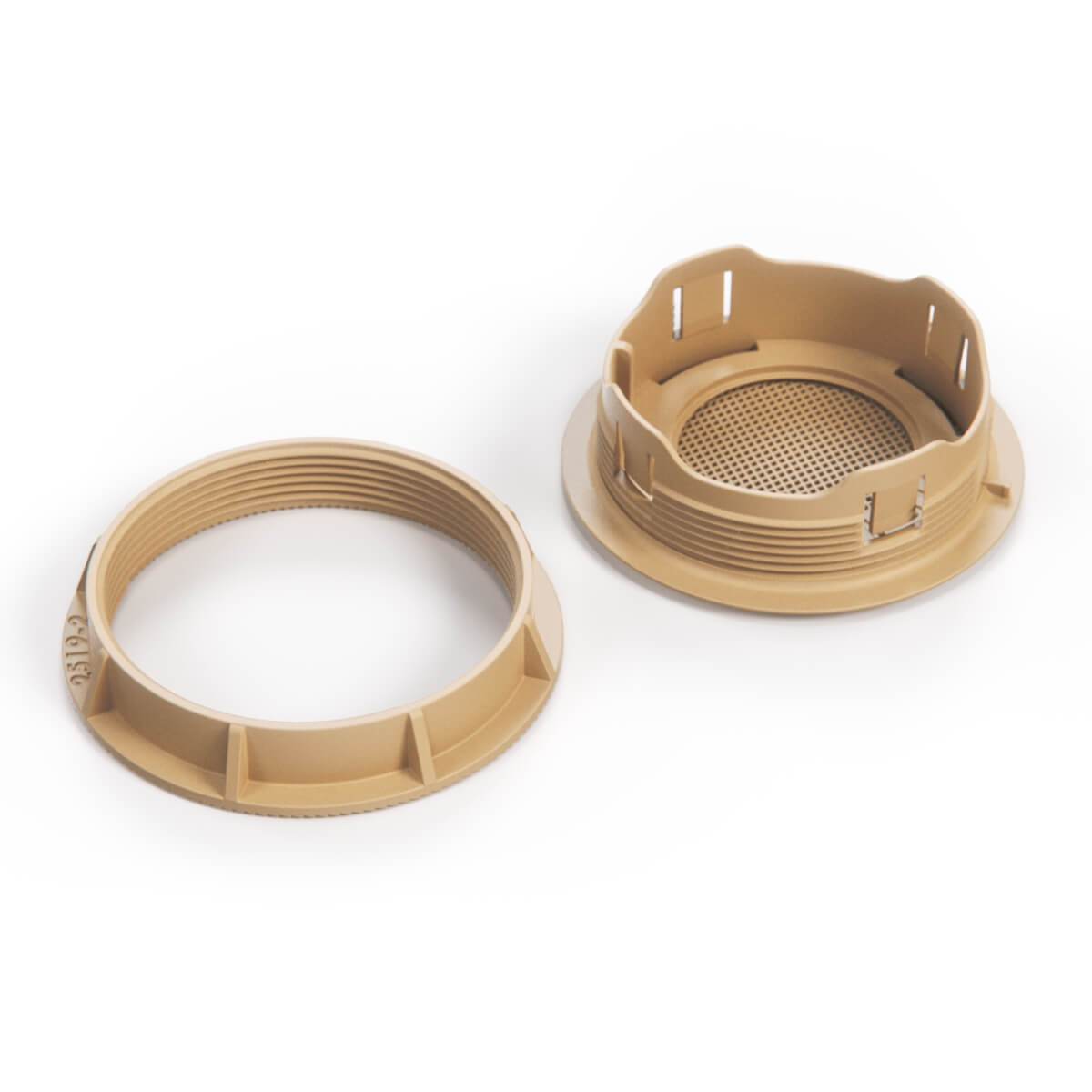 BMW E36 Front Door Speaker Cover Grille + Ring Nut All Colours 65138361485 + (65138360690) — view 3