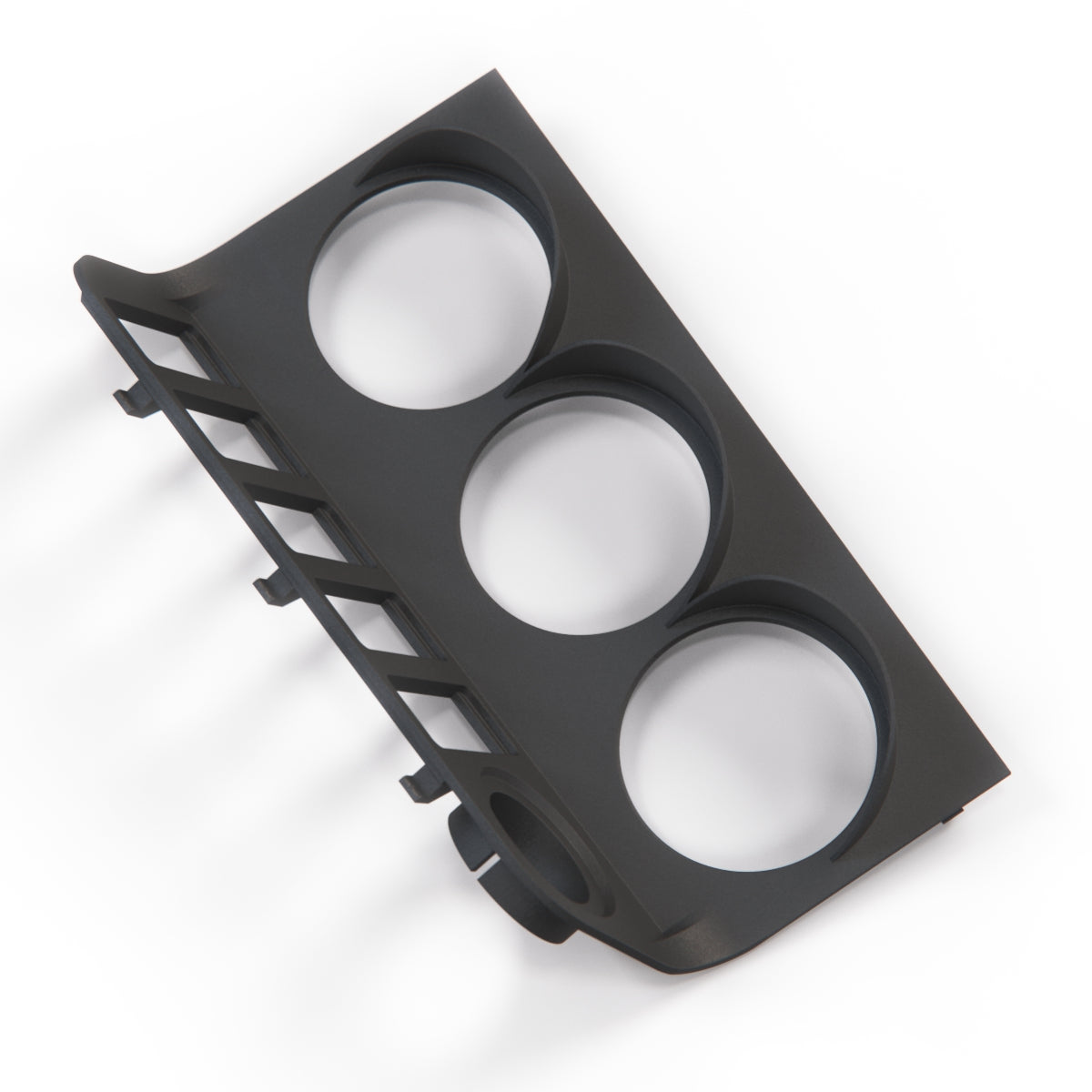 BMW E36 LHD or RHD Bottom Compartment 52mm Turbo Gauge Holder Single Double or Triple Black — view 10