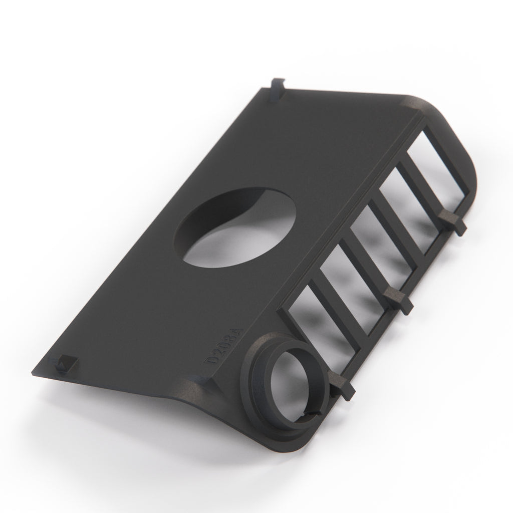BMW E36 LHD or RHD Bottom Compartment 52mm Turbo Gauge Holder Single Double or Triple Black — view 3