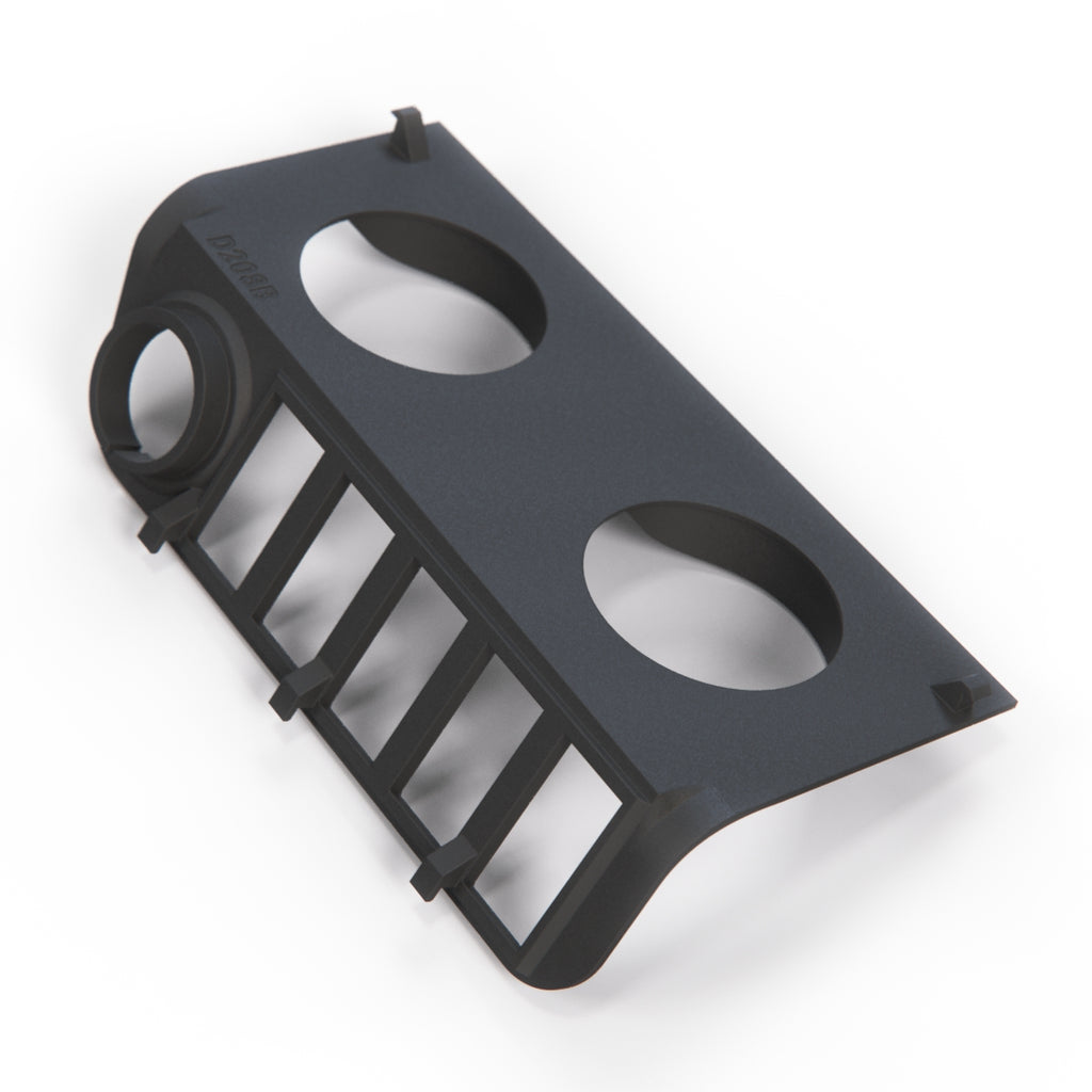BMW E36 LHD or RHD Bottom Compartment 52mm Turbo Gauge Holder Single Double or Triple Black — view 6